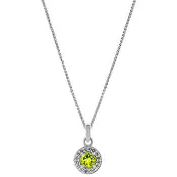 Orphelia® 'Bristol' Women's Sterling Silver Pendant with Chain - Silver ZH-7579/G