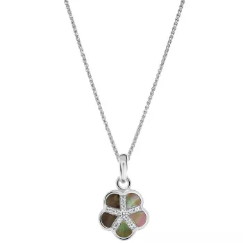 Orphelia® 'Daisy' Dames Zilver 925 925 Hanger met Ketting - Zilverkleurig ZH-7585