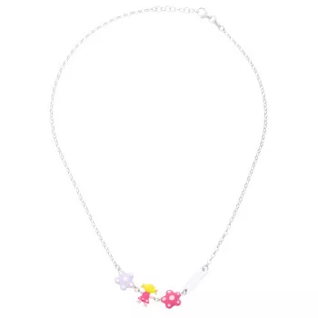 Orphelia® 'Dahlia' Enfant Argent Collier - Argent ZK-7147