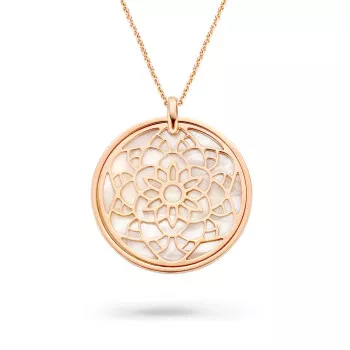 Orphelia® 'Madelene' Dames Zilver 925 925 Collier - Rosékleurig ZK-7163/RG