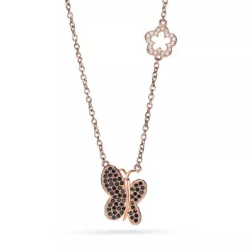 Orphelia®  Femmes Argent Collier - Rosé ZK-7262