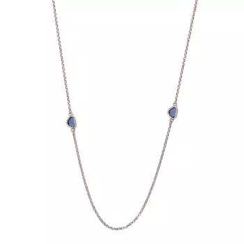 Orphelia® 'Euphemia' Femmes Argent Collier - Rosé ZK-7411