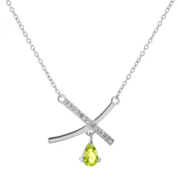 Orphelia® 'Charlotte' Femmes Argent Collier - Argent ZK-7580/P