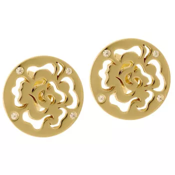 Orphelia® 'Fiore' Damen Sterling Silber Ohrstecker - Gold ZO-7079/2