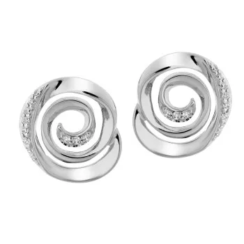 Orphelia® 'Cora' Dames Zilver 925 925 Oorknoppen - Zilverkleurig ZO-7087