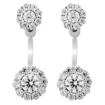 Orphelia® 'Victoria' Dames Zilver 925 925 Oorknoppen - Zilverkleurig ZO-7222