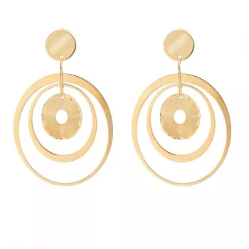 Orphelia® 'Hope' Damen Sterling Silber Ohrhänger - Gold ZO-7393
