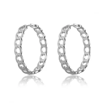 Orphelia® 'Bambi' Dames Zilver 925 925 Creolen - Zilverkleurig ZO-7449