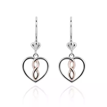 Orphelia® 'Delilah' Femmes Argent Boucle d'oreille - Argent/Rose ZO-7475