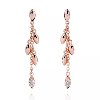 Orphelia® 'Loana' Damen Sterling Silber Ohrhänger - Rosé ZO-7505/RG