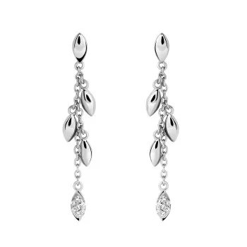 Orphelia® 'Loana' Damen Sterling Silber Ohrhänger - Silber ZO-7505