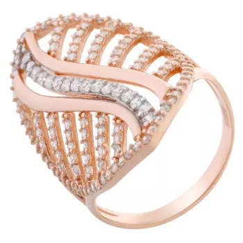 Orphelia®  Femmes Argent Bague - Rosé ZR-7003