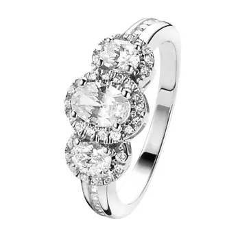 Orphelia® Dames Zilver 925 925 Ring (sieraad) - Zilverkleurig ZR-7034