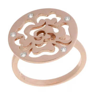 Orphelia®  Femmes Argent Bague - Rosé ZR-7079/1