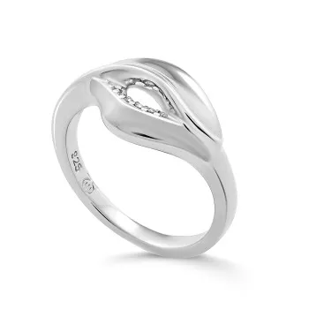 Orphelia® 'Anet' Dames Zilver 925 925 Ring (sieraad) - Zilverkleurig ZR-7520