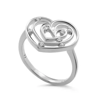 Orphelia® 'Euphoria' Femmes Argent Bague - Argent ZR-7522