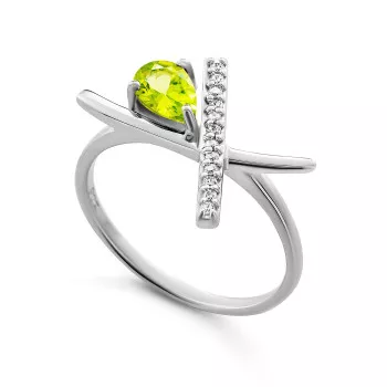Orphelia® 'Charlotte' Femmes Argent Bague - Argent ZR-7580/G