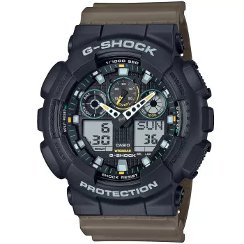 Casio® Analogue-digital 'G-shock' Men's Watch GA-100TU-1A3ER