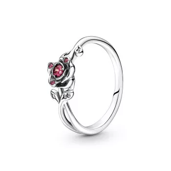 Pandora® 'Disney Beauty And The Beast' Damen Sterling Silber Ring - Silber 190017C01