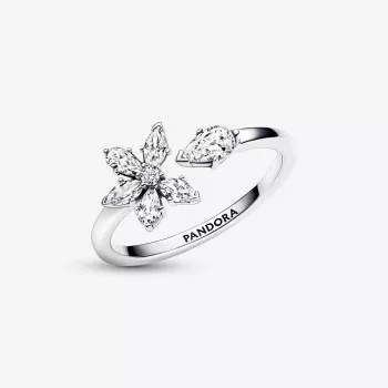 Pandora® 'Herbarium cluster' Dames Zilver 925 925 Ring (sieraad) - Zilverkleurig 192611C01