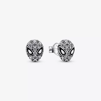 Pandora® 'Marvel Spider-man' Damen Sterling Silber Ohrstecker - Silber 292354C01