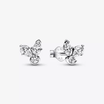 Pandora® 'Herbarium Cluster' Damen Sterling Silber Ohrstecker - Silber 292406C01