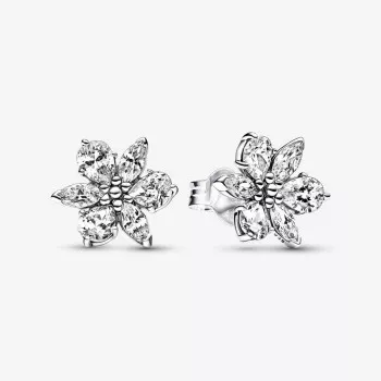 Pandora® 'Herbarium Cluster' Damen Sterling Silber Ohrstecker - Silber 292633C01