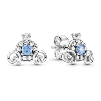 Pandora® 'Disney Cinderella' Damen Sterling Silber Ohrstecker - Silber 299193C01