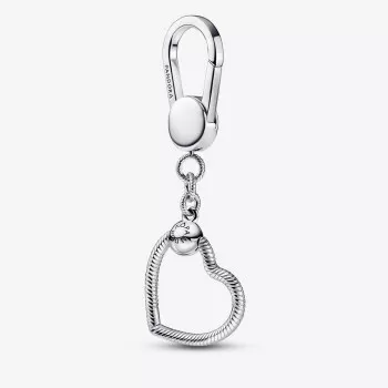Pandora® 'Moments Heart' Femmes Argent Charm holder - Argent 392238C00