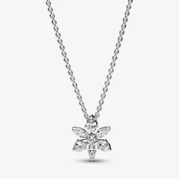 Pandora® 'Herbarium Cluster' Damen Sterling Silber Halskette mit Anhänger - Silber 392387C01-45