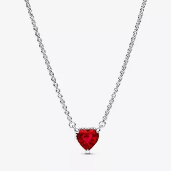 Pandora® 'Elevated Heart' Femmes Argent Collier - Argent 392542C01-45