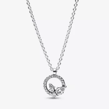 Pandora® 'Herbarium Cluster' Women's Sterling Silver Chain with Pendant - Silver 392620C01-45