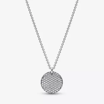 Pandora® 'Timeless pavé' Dames Zilver 925 925 Collier - Zilverkleurig 392632C01-45