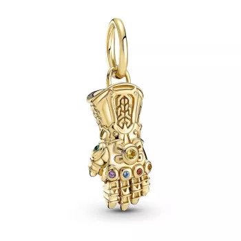 Pandora® Disney x Pandora 'Marvel The Avengers' Women's Gold Plated Metal Charm - Gold 760661C01