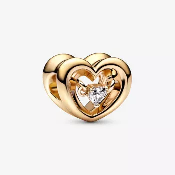 Pandora® 'Radiant Heart' Femmes Métal plaqué Charm - Or 762493C01