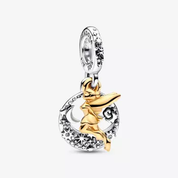 Pandora® 'Disney Tinker Bell' Damen Sterling Silber Charm - Silber/Gold 762517C01