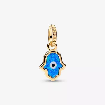 Pandora® 'Hamsa Hand' Damen Verchromtem Metall Charm - Gold 762699C01