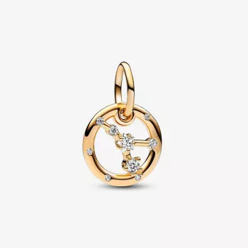 Pandora® 'Zodiac sign' Dames Verguld Metaal Bedel - Goudkleurig 762708C01