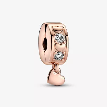 Pandora® 'Hearts' Femmes Métal plaqué Charm - Rosé 782253C01