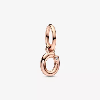 Pandora® 'Script Alphabet' Damen Verchromtem Metall Charm - Rosé 782468C01