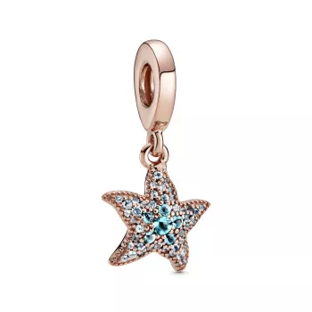 Pandora® 'Sea Life' Damen Verchromtem Metall Charm - Rosé 788942C01