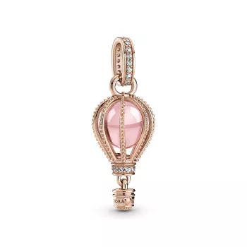 Pandora® 'Hot Air Balloon' Damen Verchromtem Metall Charm - Rosé 789434C01