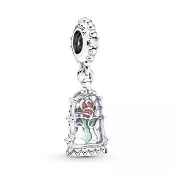 Pandora® 'Disney Beauty And The Beast' Damen Sterling Silber Charm - Silber 790024C01