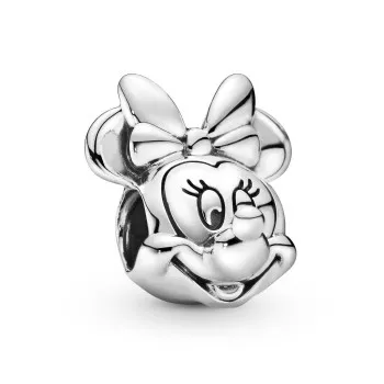 Pandora® 'Disney mickey mouse & minnie mouse' Dames Zilver 925 925 Bedel - Zilverkleurig 791587