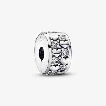 Pandora® 'Hearts' Damen Sterling Silber Charm - Silber 792235C01