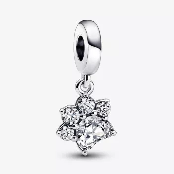 Pandora® 'Paw Print' Damen Sterling Silber Charm - Silber 792247C01