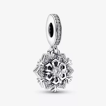 Pandora® 'Snowflake' Damen Sterling Silber Charm - Silber 792355C01