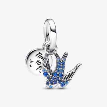 Pandora® 'Swallow' Damen Sterling Silber Charm - Silber 792570C01