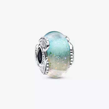 Pandora® 'Curved Feather' Damen Sterling Silber Charm - Silber 792577C00