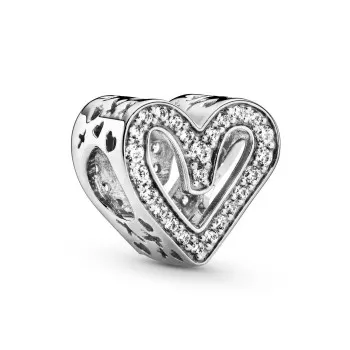 Pandora® 'Freehand Heart' Femmes Argent Charm - Argent 798692C01